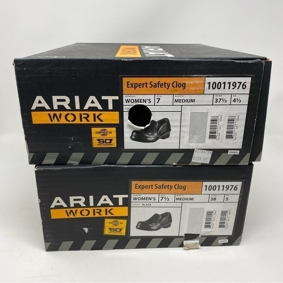 Ariat 10011976 Womens Expert Safety SD Composite Toe Clog Black - Picture 9 of 10